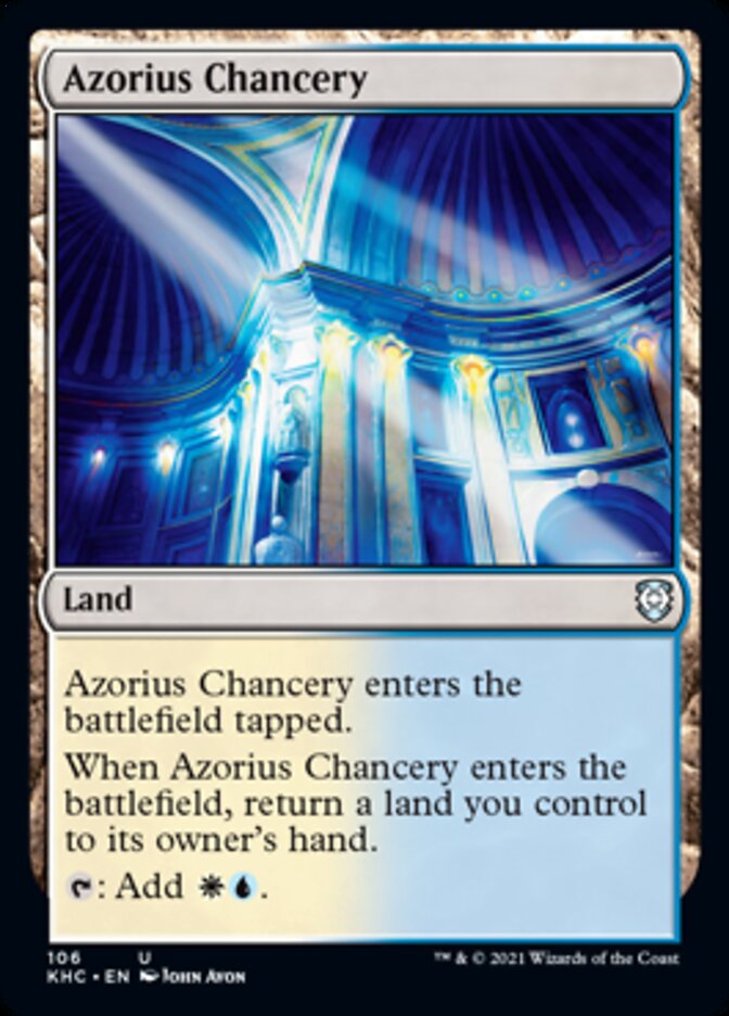 Azorius Chancery [Kaldheim Commander] | Impulse Games and Hobbies