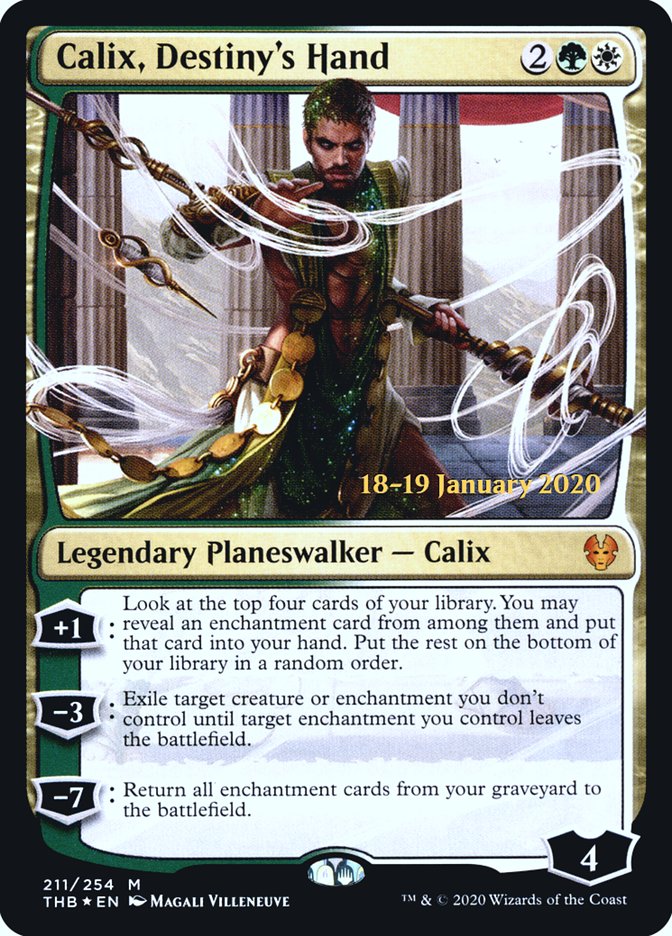 Calix, Destiny's Hand [Theros Beyond Death Prerelease Promos] | Impulse Games and Hobbies