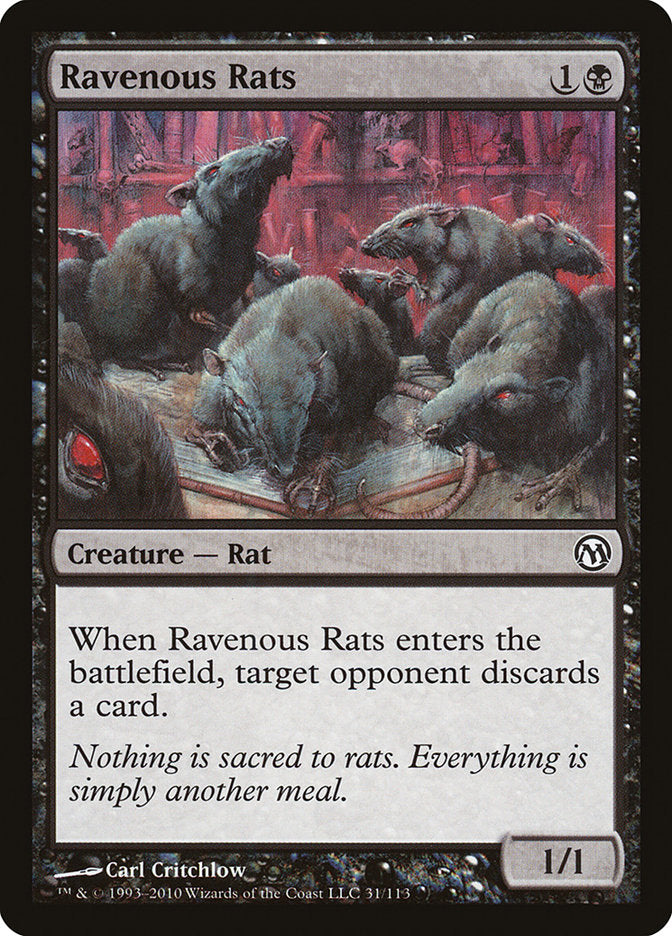 Ravenous Rats [Duels of the Planeswalkers] | Impulse Games and Hobbies