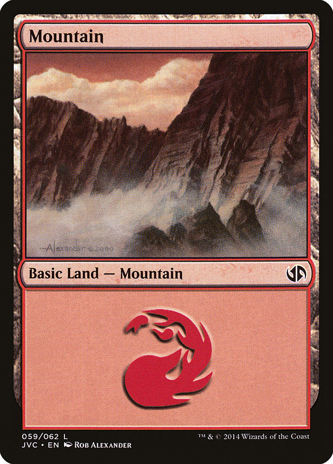 Mountain (61) [Duel Decks Anthology] | Impulse Games and Hobbies