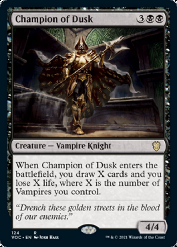 Champion of Dusk [Innistrad: Crimson Vow Commander] | Impulse Games and Hobbies