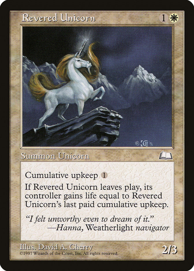 Revered Unicorn [Weatherlight] | Impulse Games and Hobbies