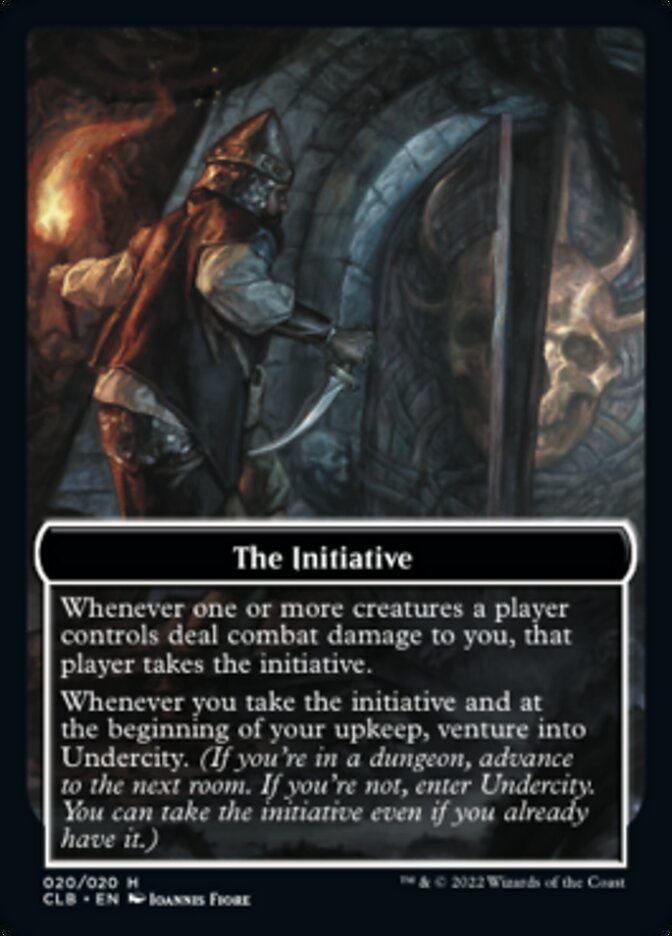 The Initiative // Undercity Double-sided Token [Commander Legends: Battle for Baldur's Gate Tokens] | Impulse Games and Hobbies