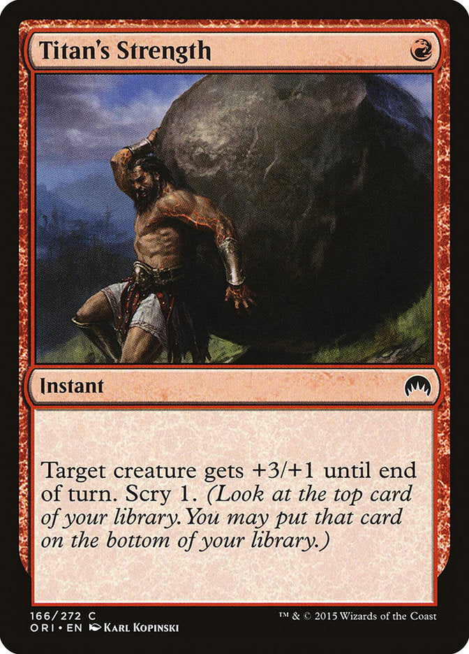 Titan's Strength [Magic Origins] | Impulse Games and Hobbies