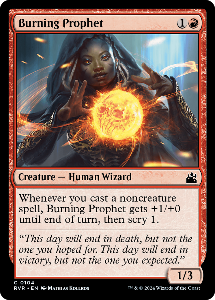 Burning Prophet [Ravnica Remastered] | Impulse Games and Hobbies