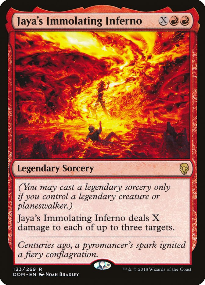 Jaya's Immolating Inferno [Dominaria] | Impulse Games and Hobbies