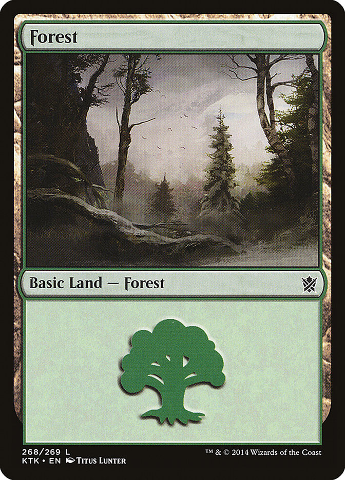 Forest (268) [Khans of Tarkir] | Impulse Games and Hobbies