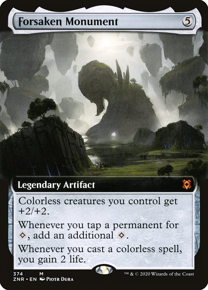 Forsaken Monument (Extended Art) [Zendikar Rising] | Impulse Games and Hobbies