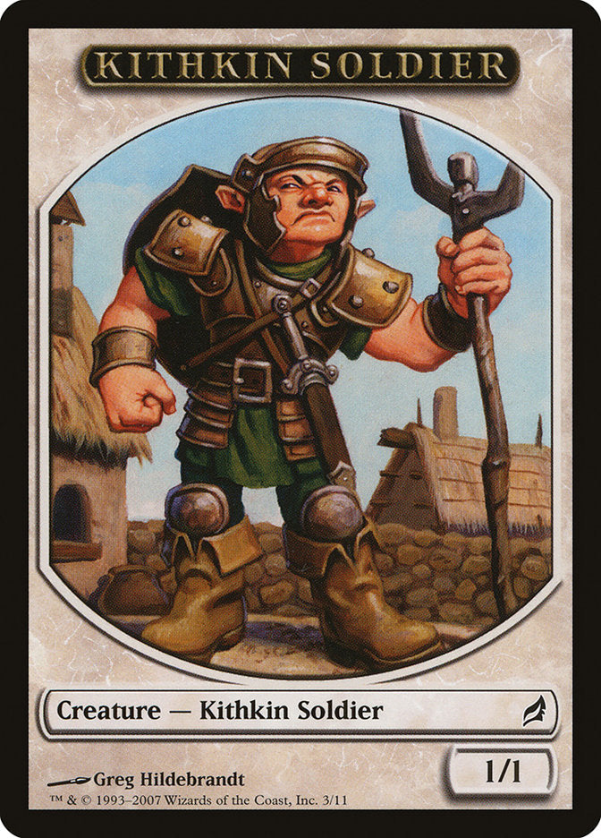 Kithkin Soldier Token [Lorwyn Tokens] | Impulse Games and Hobbies