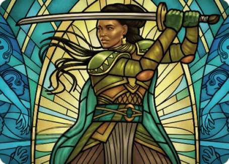 Shanna, Purifying Blade Art Card 2 [Dominaria United Art Series] | Impulse Games and Hobbies
