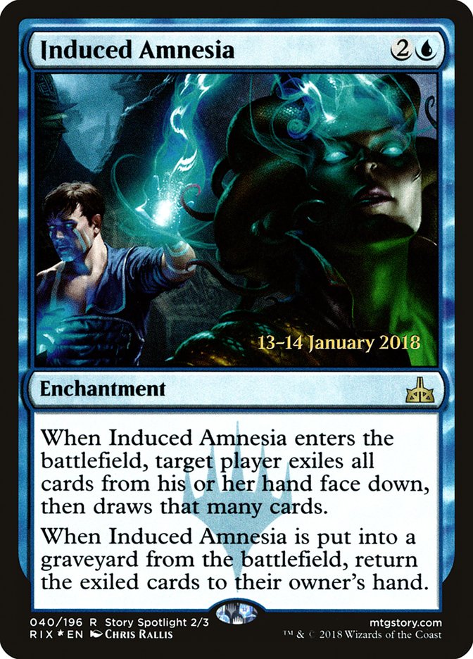 Induced Amnesia [Rivals of Ixalan Prerelease Promos] | Impulse Games and Hobbies