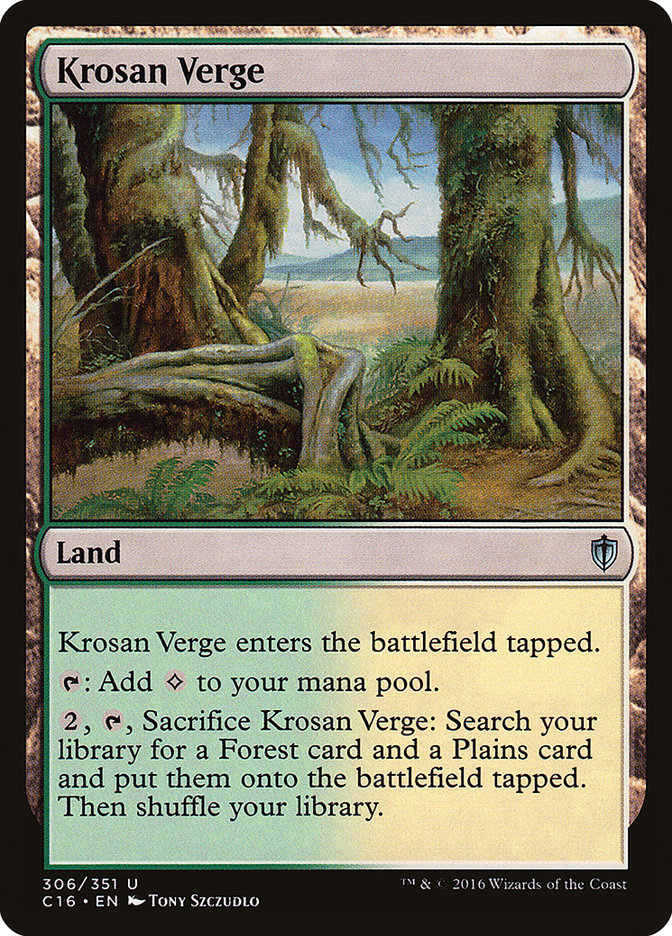 Krosan Verge [Commander 2016] | Impulse Games and Hobbies