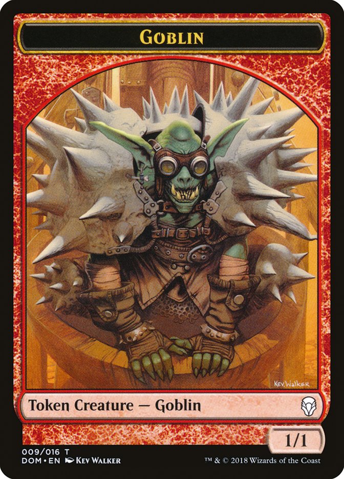 Goblin Token [Dominaria Tokens] | Impulse Games and Hobbies