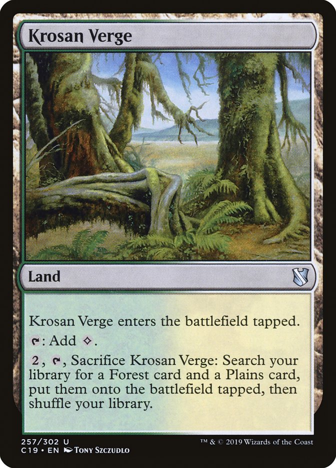 Krosan Verge [Commander 2019] | Impulse Games and Hobbies