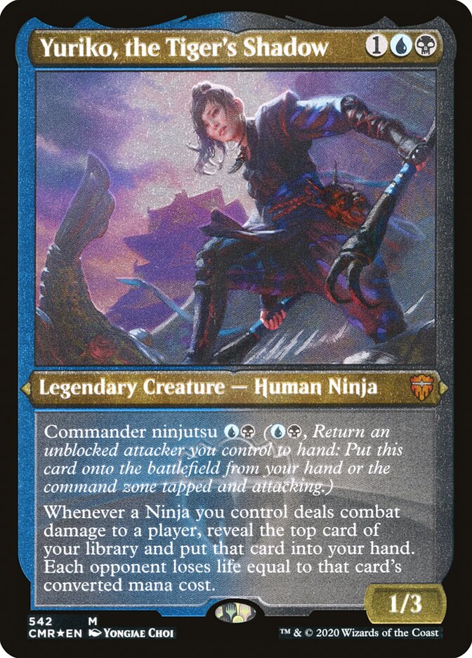 Yuriko, the Tiger's Shadow (Etched) [Commander Legends] | Impulse Games and Hobbies