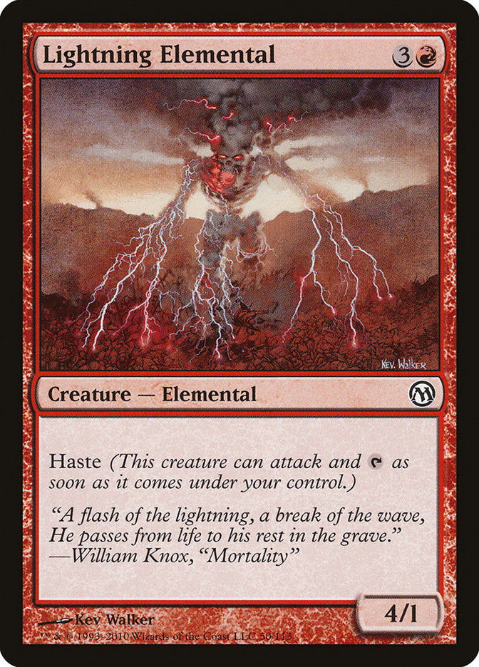 Lightning Elemental [Duels of the Planeswalkers] | Impulse Games and Hobbies
