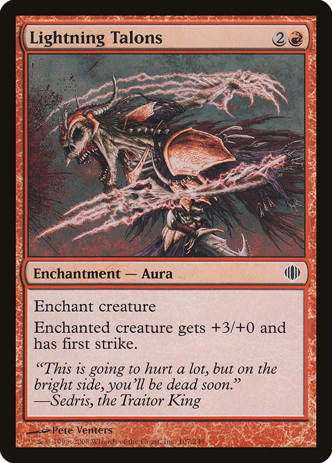 Lightning Talons [Shards of Alara] | Impulse Games and Hobbies
