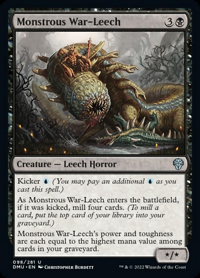 Monstrous War-Leech [Dominaria United] | Impulse Games and Hobbies