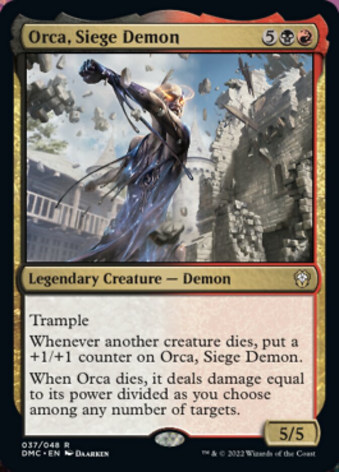 Orca, Siege Demon [Dominaria United Commander] | Impulse Games and Hobbies