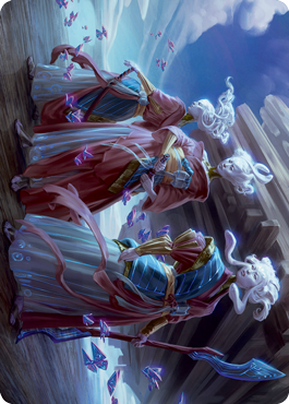 Guardians of Oboro Art Card [Kamigawa: Neon Dynasty Art Series] | Impulse Games and Hobbies