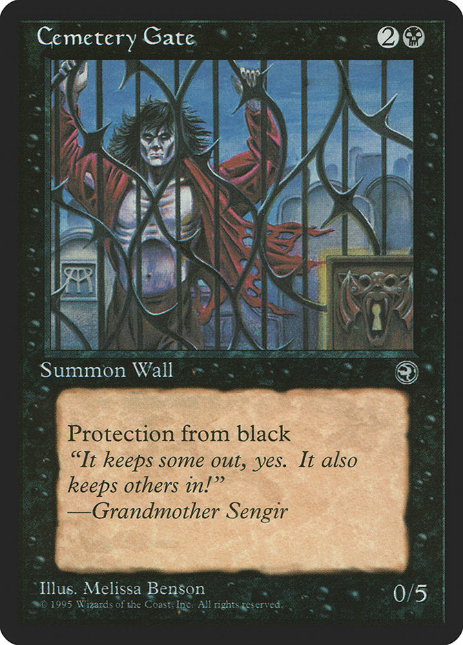 Cemetery Gate (Grandmother Sengir Flavor Text) [Homelands] | Impulse Games and Hobbies