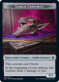 Goblin Construct // Kor Warrior Double-sided Token [Zendikar Rising Tokens] | Impulse Games and Hobbies