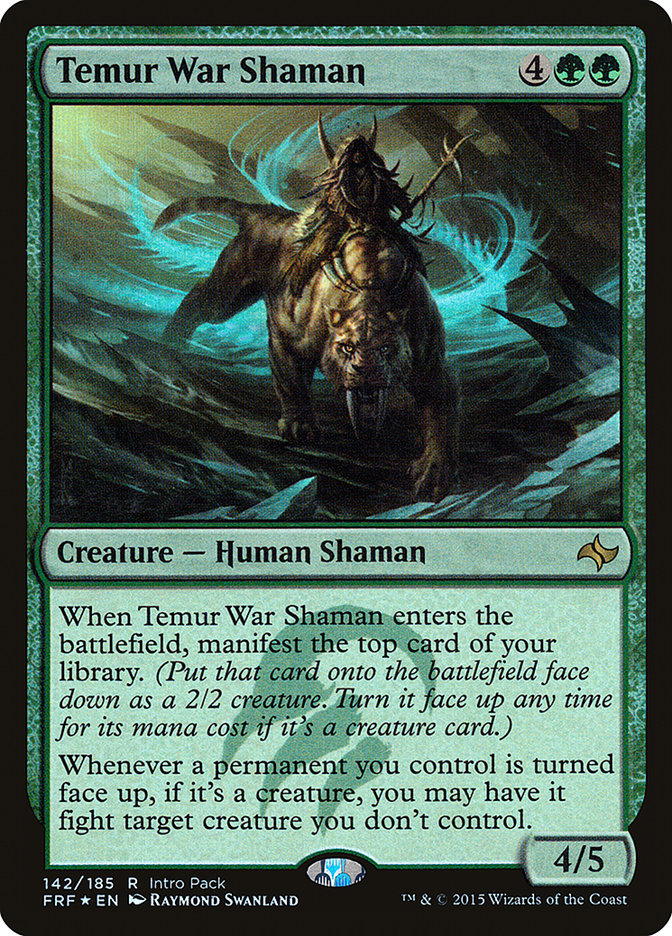Temur War Shaman (Intro Pack) [Fate Reforged Promos] | Impulse Games and Hobbies