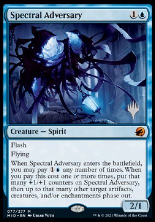 Spectral Adversary (Promo Pack) [Innistrad: Midnight Hunt Promos] | Impulse Games and Hobbies