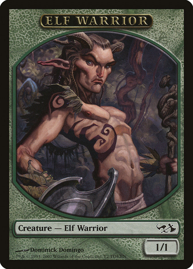 Elf Warrior Token [Duel Decks: Elves vs. Goblins Tokens] | Impulse Games and Hobbies