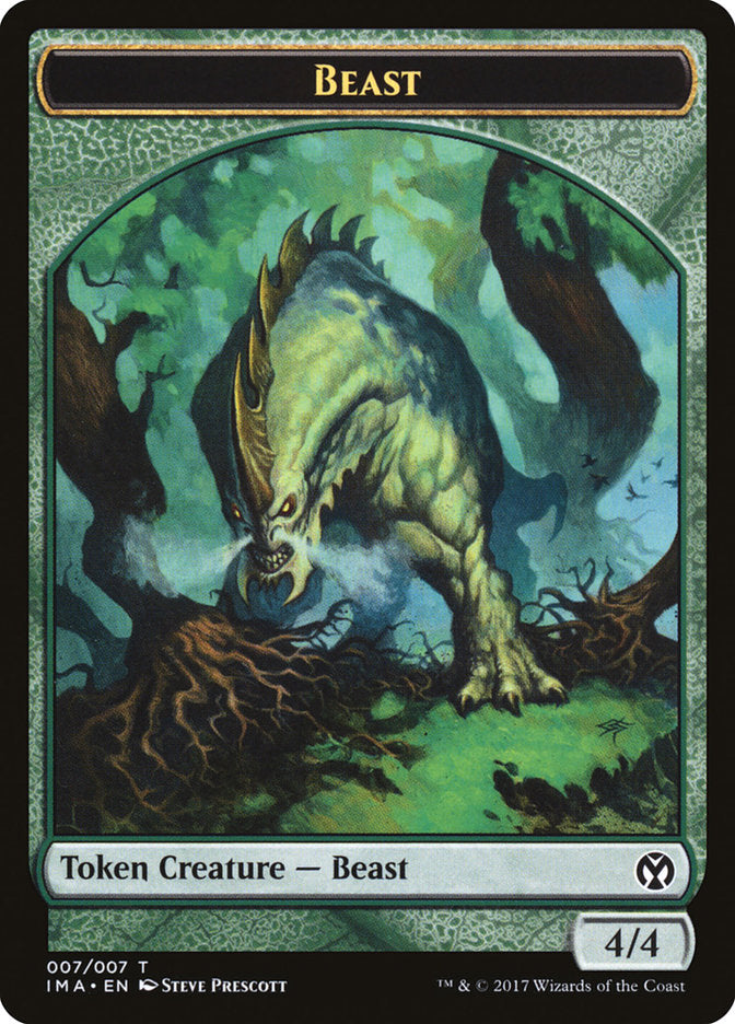 Beast Token [Iconic Masters Tokens] | Impulse Games and Hobbies