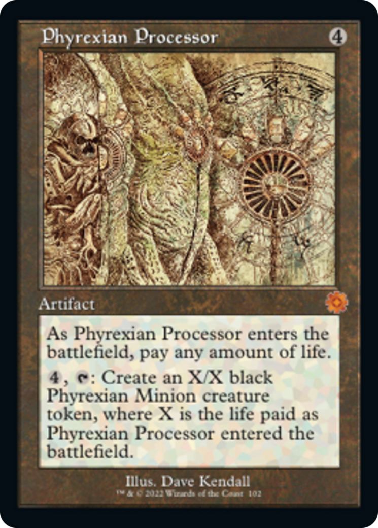 Phyrexian Processor (Retro Schematic) [The Brothers' War Retro Artifacts] | Impulse Games and Hobbies