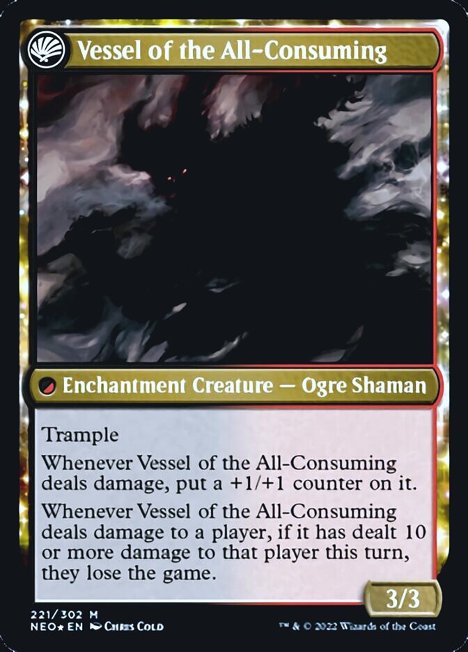Hidetsugu Consumes All // Vessel of the All-Consuming [Kamigawa: Neon Dynasty Prerelease Promos] | Impulse Games and Hobbies