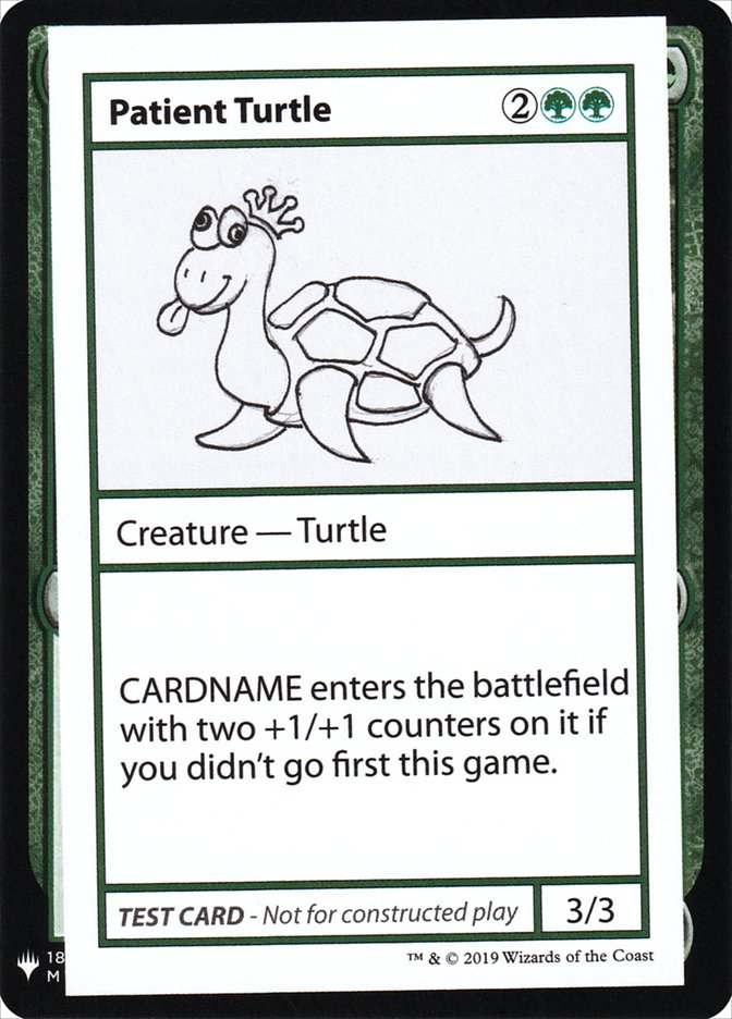 Patient Turtle [Mystery Booster Playtest Cards] | Impulse Games and Hobbies