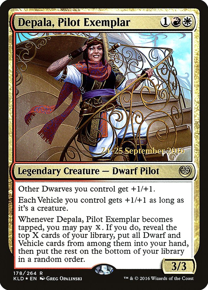 Depala, Pilot Exemplar [Kaladesh Prerelease Promos] | Impulse Games and Hobbies