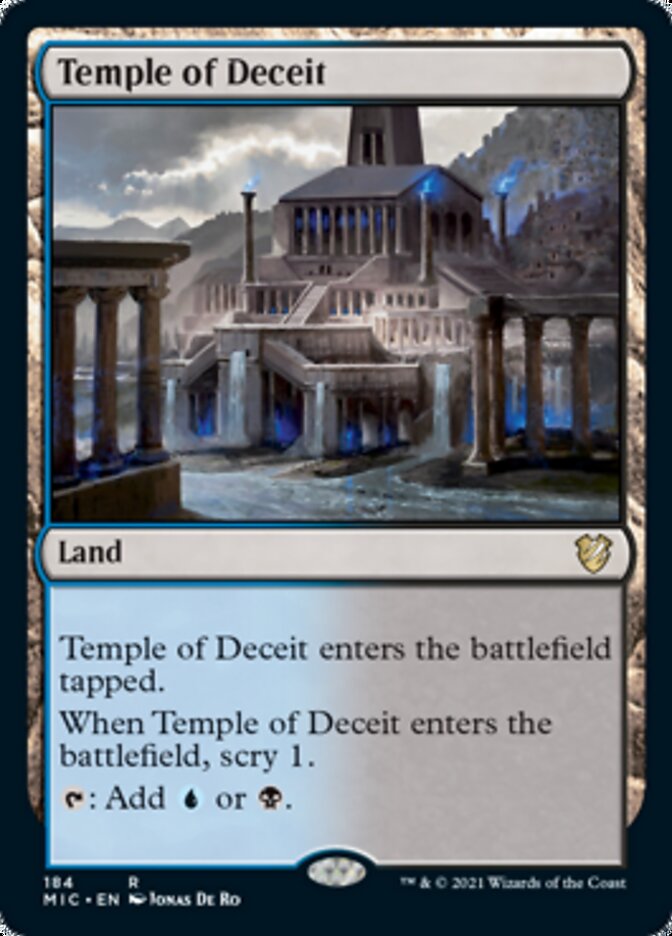 Temple of Deceit [Innistrad: Midnight Hunt Commander] | Impulse Games and Hobbies
