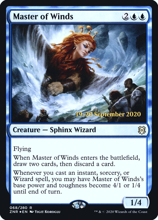 Master of Winds  [Zendikar Rising Prerelease Promos] | Impulse Games and Hobbies