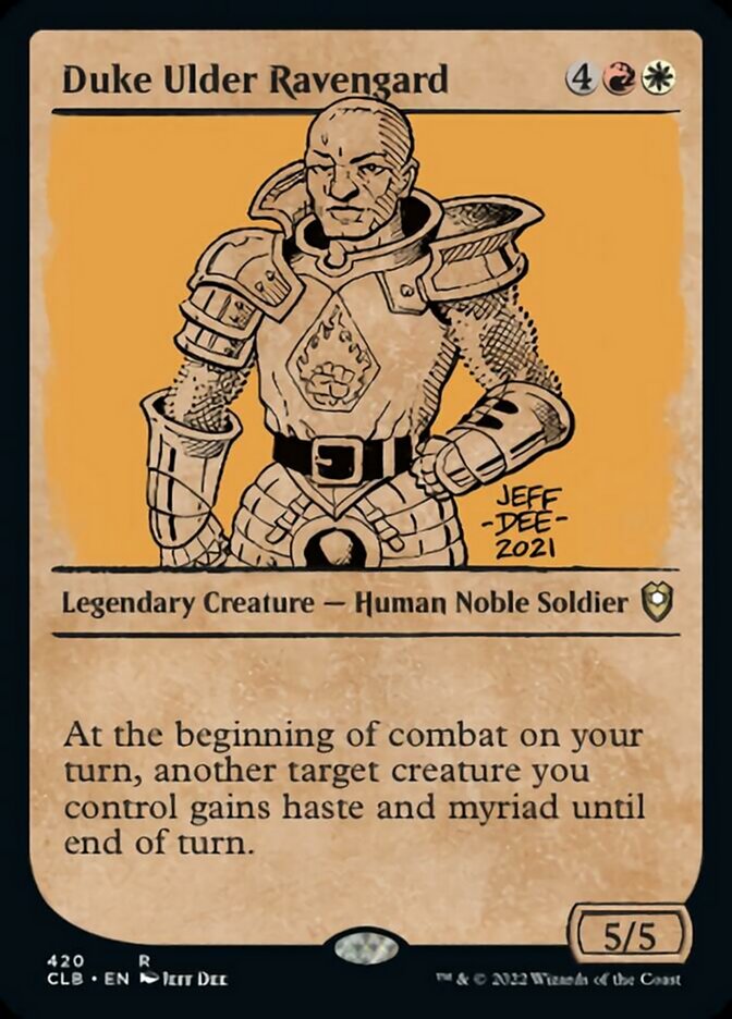 Duke Ulder Ravengard (Showcase) [Commander Legends: Battle for Baldur's Gate] | Impulse Games and Hobbies