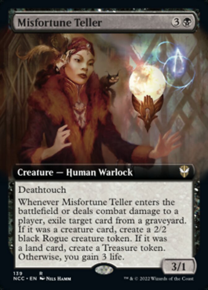 Misfortune Teller (Extended Art) [Streets of New Capenna Commander] | Impulse Games and Hobbies