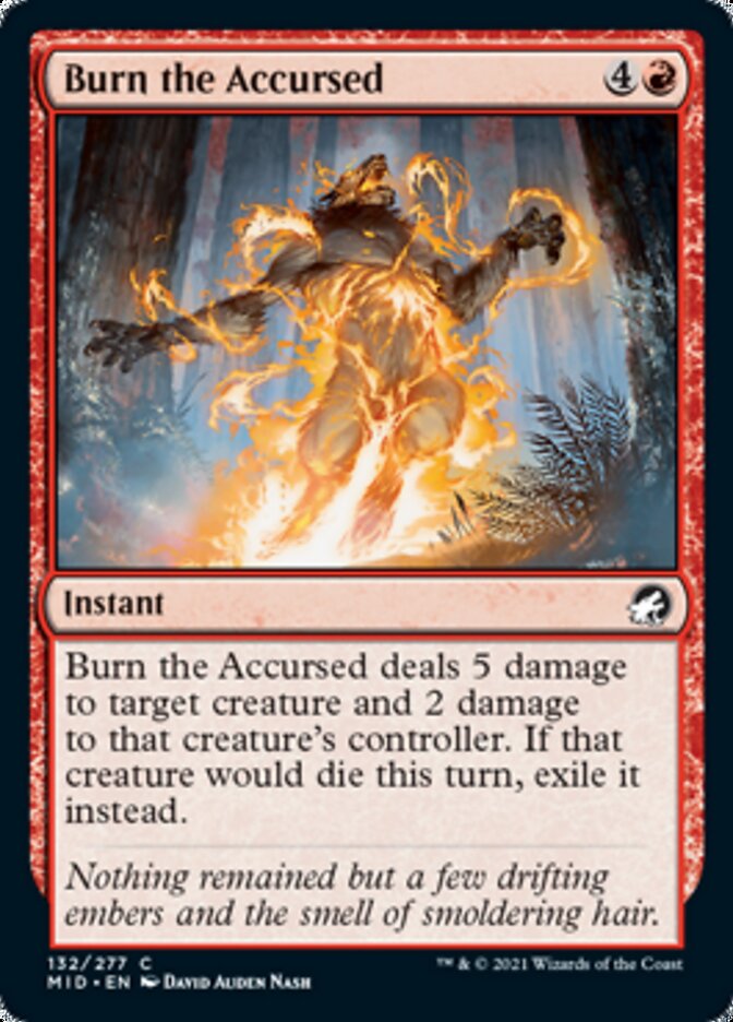 Burn the Accursed [Innistrad: Midnight Hunt] | Impulse Games and Hobbies