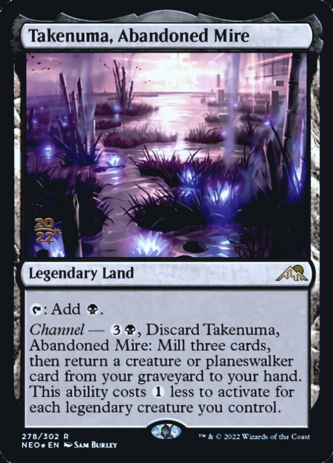 Takenuma, Abandoned Mire [Kamigawa: Neon Dynasty Prerelease Promos] | Impulse Games and Hobbies