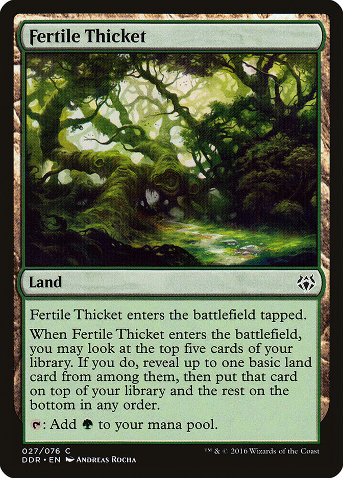 Fertile Thicket [Duel Decks: Nissa vs. Ob Nixilis] | Impulse Games and Hobbies