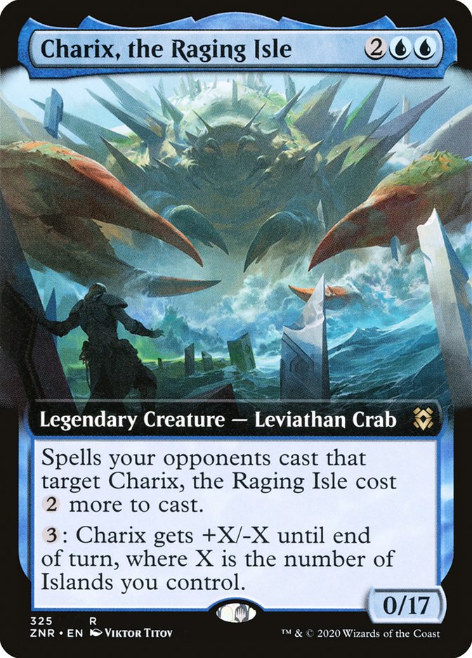 Charix, the Raging Isle (Extended Art) [Zendikar Rising] | Impulse Games and Hobbies