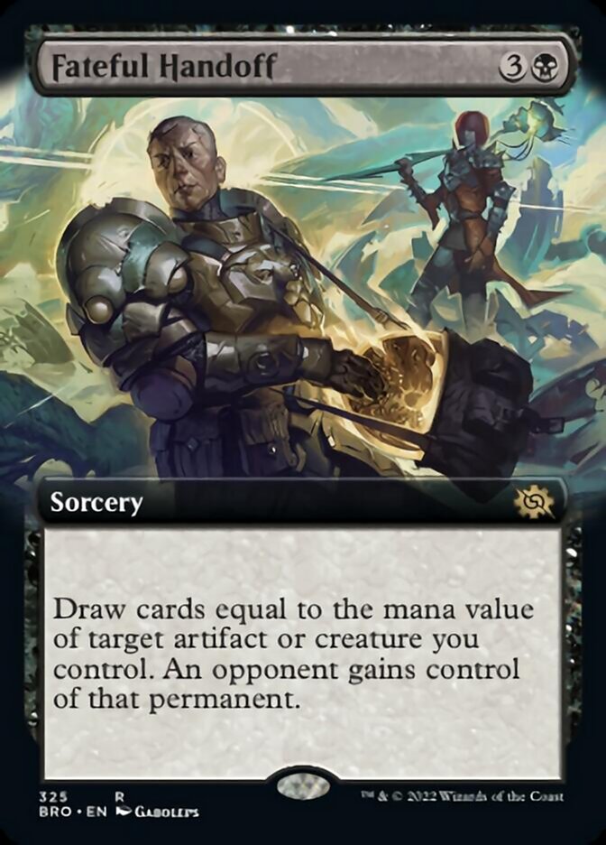 Fateful Handoff (Extended Art) [The Brothers' War] | Impulse Games and Hobbies