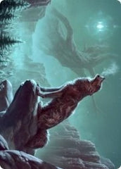 Sarulf's Packmate Art Card [Kaldheim: Art Series] | Impulse Games and Hobbies