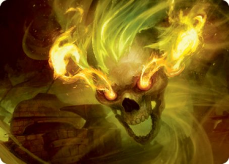 Flameskull Art Card [Dungeons & Dragons: Adventures in the Forgotten Realms Art Series] | Impulse Games and Hobbies