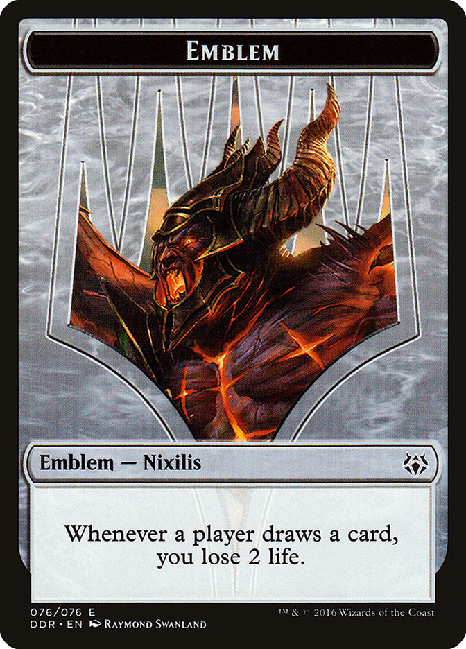 Ob Nixilis Reignited Emblem [Duel Decks: Nissa vs. Ob Nixilis] | Impulse Games and Hobbies