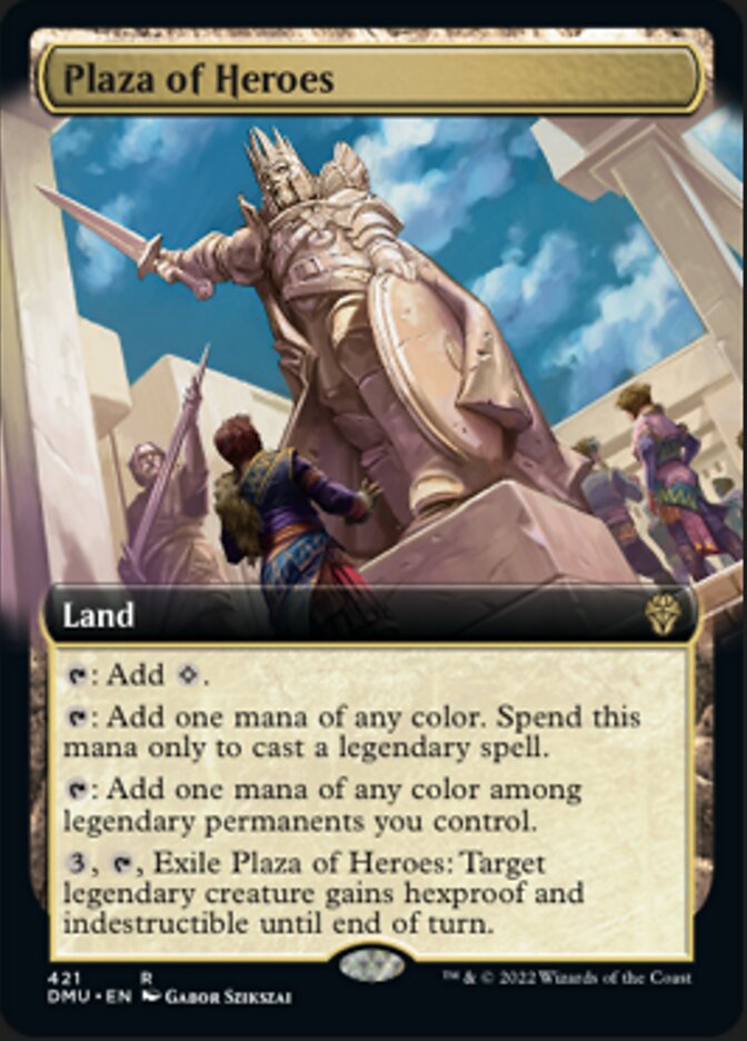 Plaza of Heroes (Extended Art) [Dominaria United] | Impulse Games and Hobbies