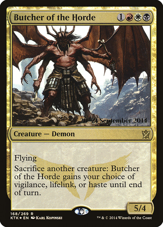 Butcher of the Horde [Khans of Tarkir Prerelease Promos] | Impulse Games and Hobbies