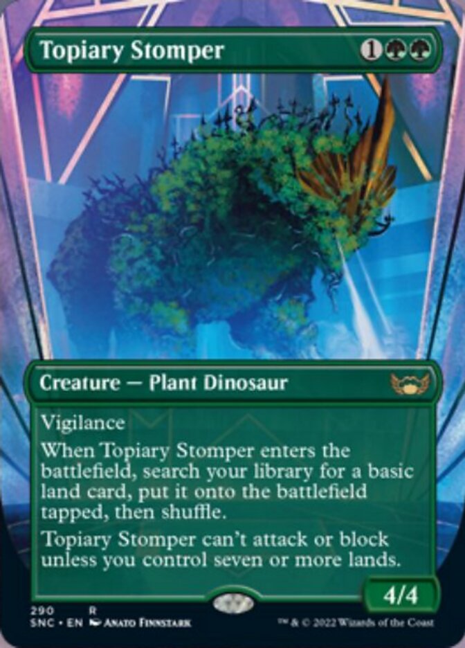 Topiary Stomper (Borderless Alternate Art) [Streets of New Capenna] | Impulse Games and Hobbies