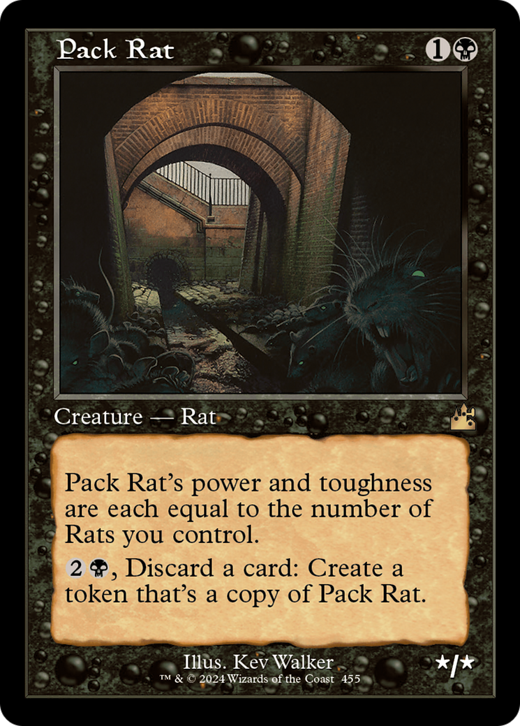 Pack Rat (Retro Frame) [Ravnica Remastered] | Impulse Games and Hobbies